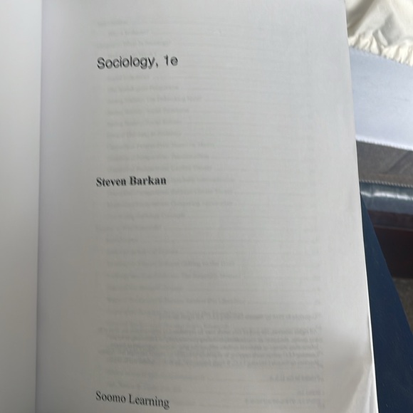 Sociology 1st edition 2017 Soomo Learning By Steven Barkan paperback book - Picture 2 of 4